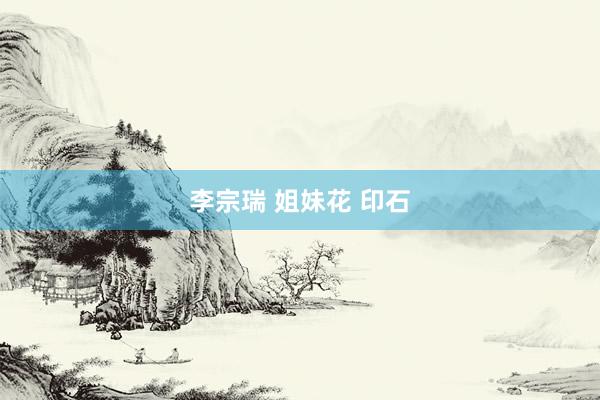 李宗瑞 姐妹花 印石